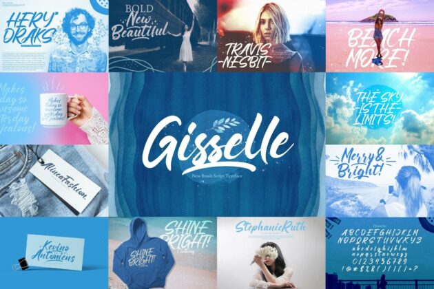 Bold Script Font Bundle Vol 2 Poster 7