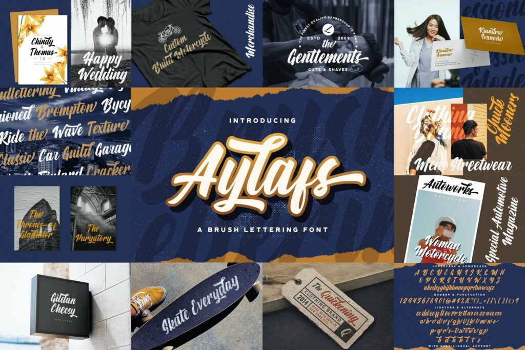Bold Script Font Bundle Vol 2 Poster 8
