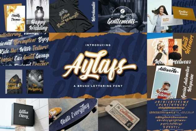 Bold Script Font Bundle Vol 2 Poster 8