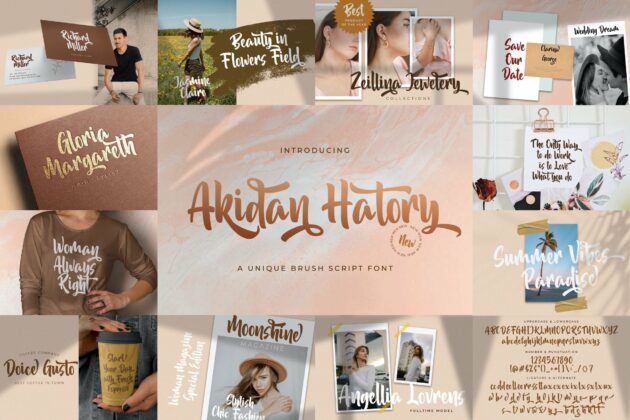 Bold Script Font Bundle Vol 2 Poster 9