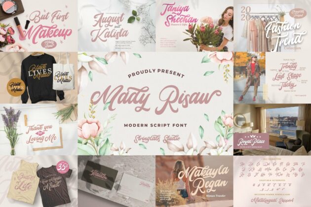 Bold Script Font Bundle Vol 3 Poster 1