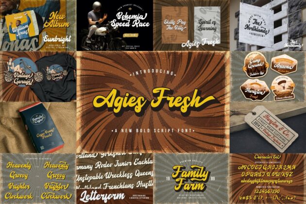 Bold Script Font Bundle Vol 3 Poster 3