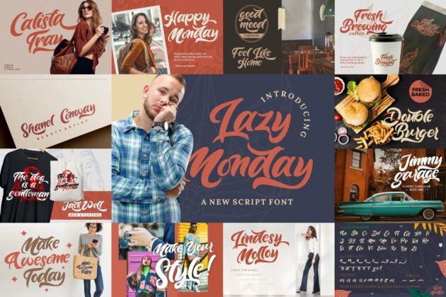 Bold Script Font Bundle Vol 3 Poster 4