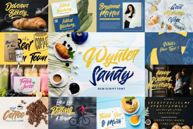 Bold Script Font Bundle Vol 3 Poster 6