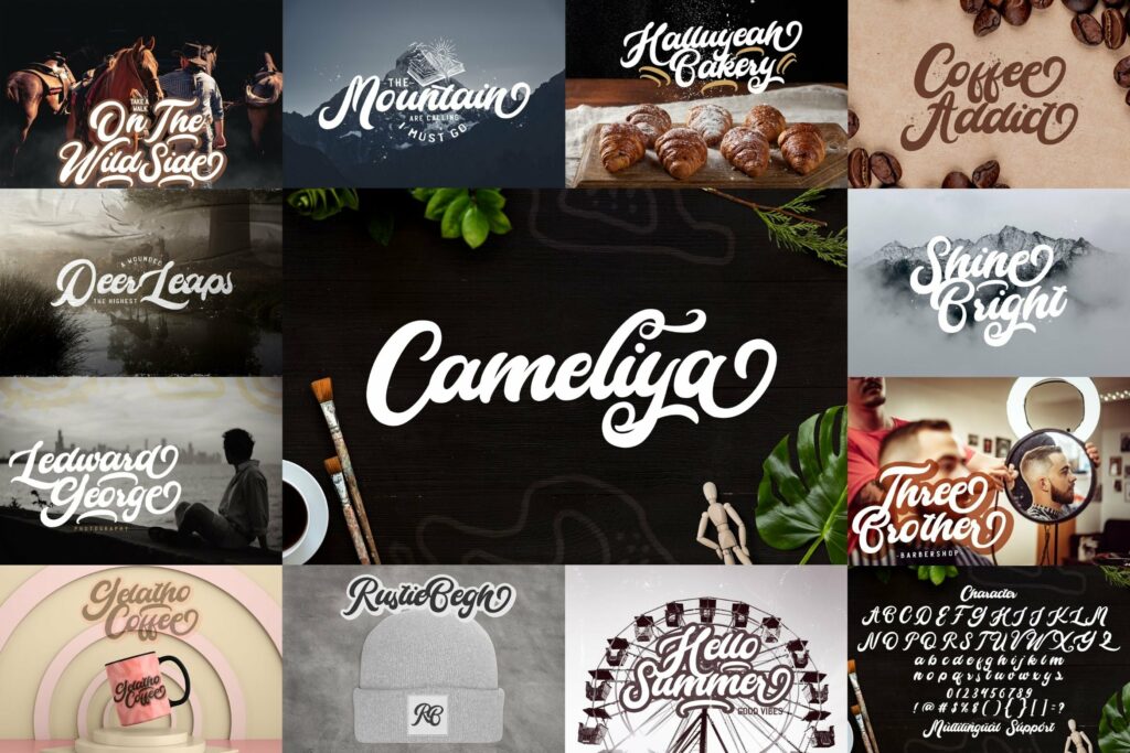 Bold Script Font Bundle Vol 3 Poster 7