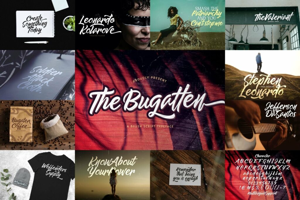 Bold Script Font Bundle Vol 3 Poster 8