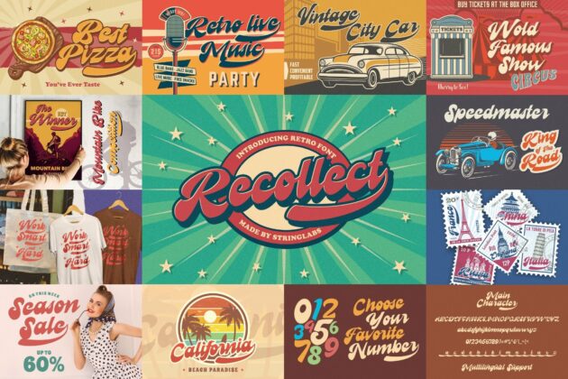 Bold Script Font Bundle Vol 5 Poster 2