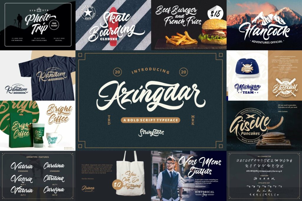 Bold Script Font Bundle Vol 5 Poster 9