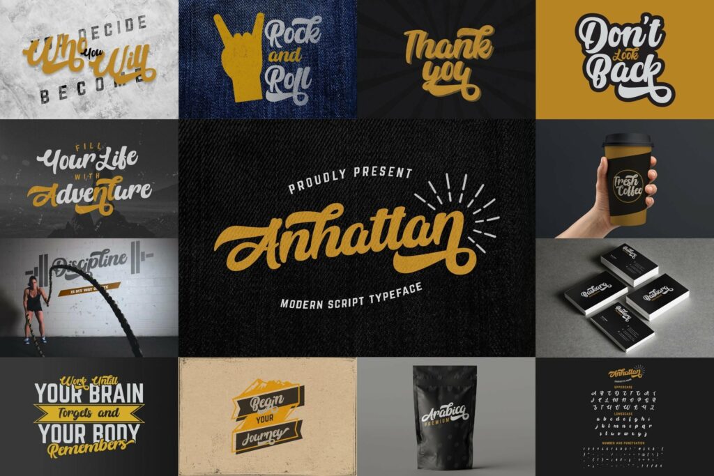 Bold Script Font Bundle Vol 6 Poster 1