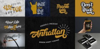 Bold Script Font Bundle Vol 6 Poster 1