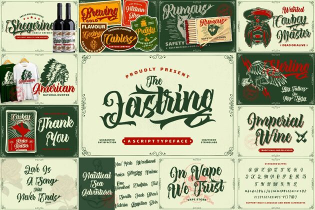 Bold Script Font Bundle Vol 6 Poster 6