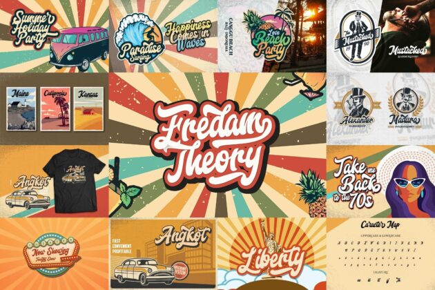 Bold Script Font Bundle Vol 6 Poster 9