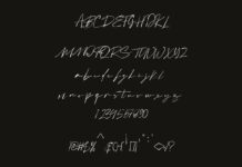 Bolderis Signature Font Poster 1