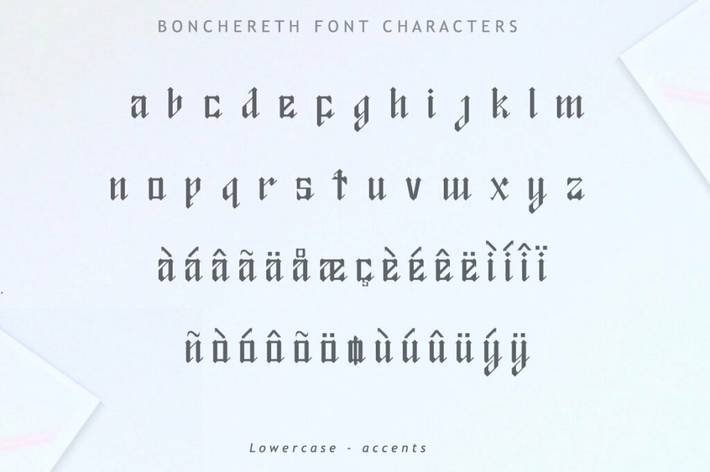 Bonchereth Font Poster 1