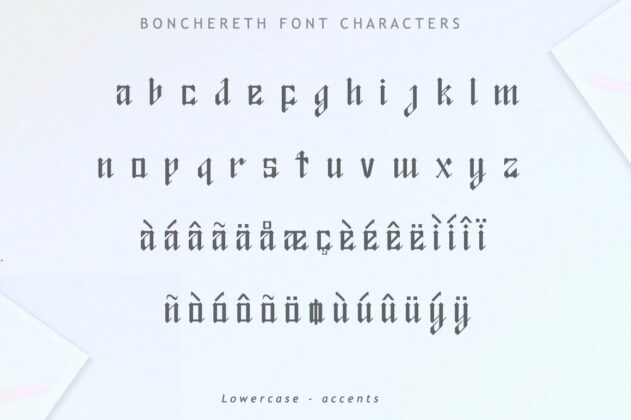 Bonchereth Font Poster 1