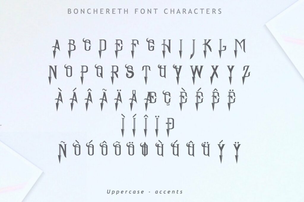 Bonchereth Font Poster 8