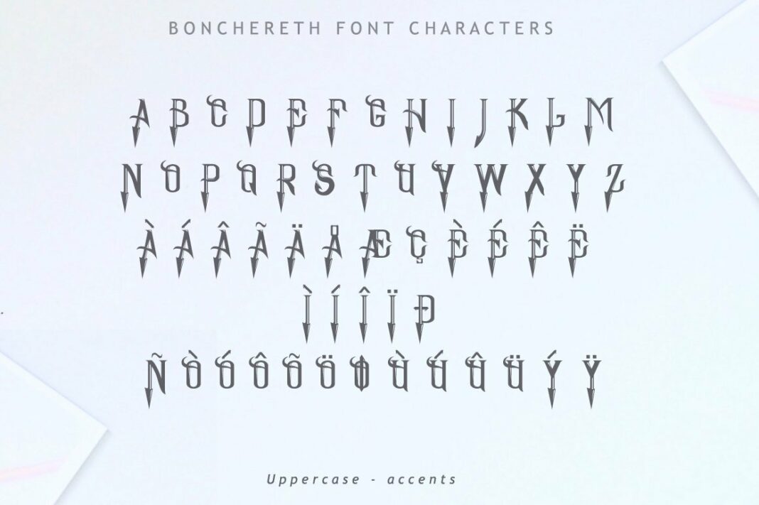 Bonchereth Font Poster 8