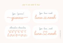 Booline Morning - Monoline Font Duo Poster 1