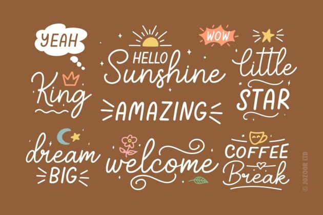 Booline Morning - Monoline Font Duo Poster 4