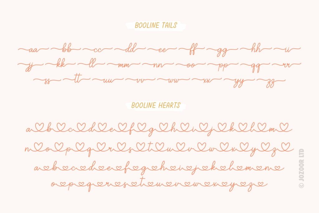 Booline Morning - Monoline Font Duo Poster 6