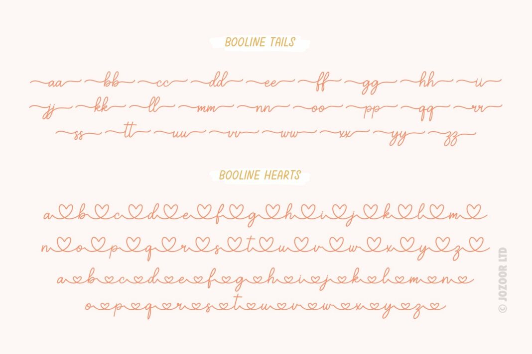 Booline Morning - Monoline Font Duo Poster 6