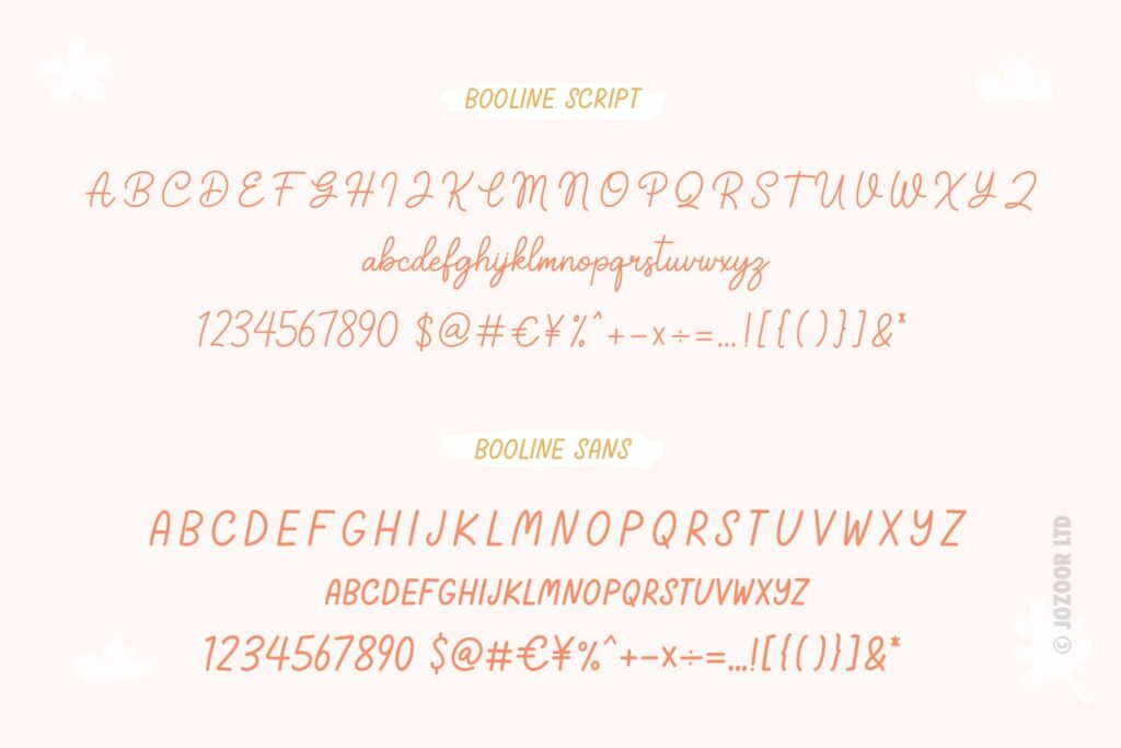 Booline Morning - Monoline Font Duo Poster 8
