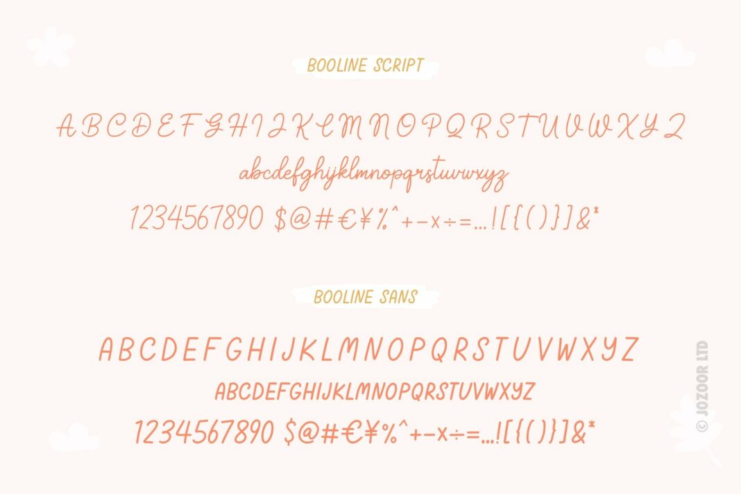 Booline Morning - Monoline Font Duo Poster 8