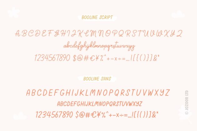 Booline Morning - Monoline Font Duo Poster 8