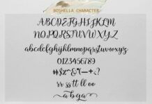 Boshella Script Poster 1