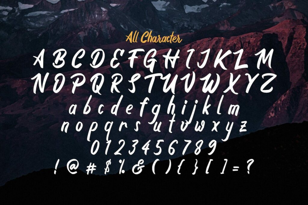 Boyna - Bold Script Font Poster 5