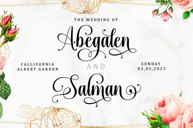 Brilliant Simple Script Font Poster 5