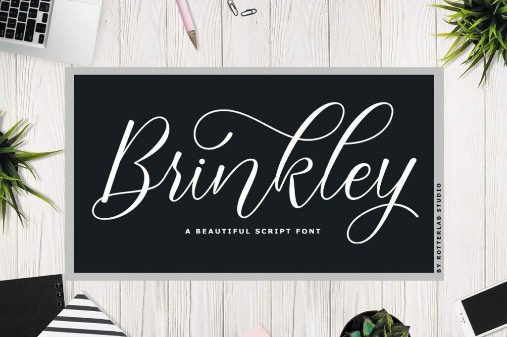 Brinkley Script Poster 7