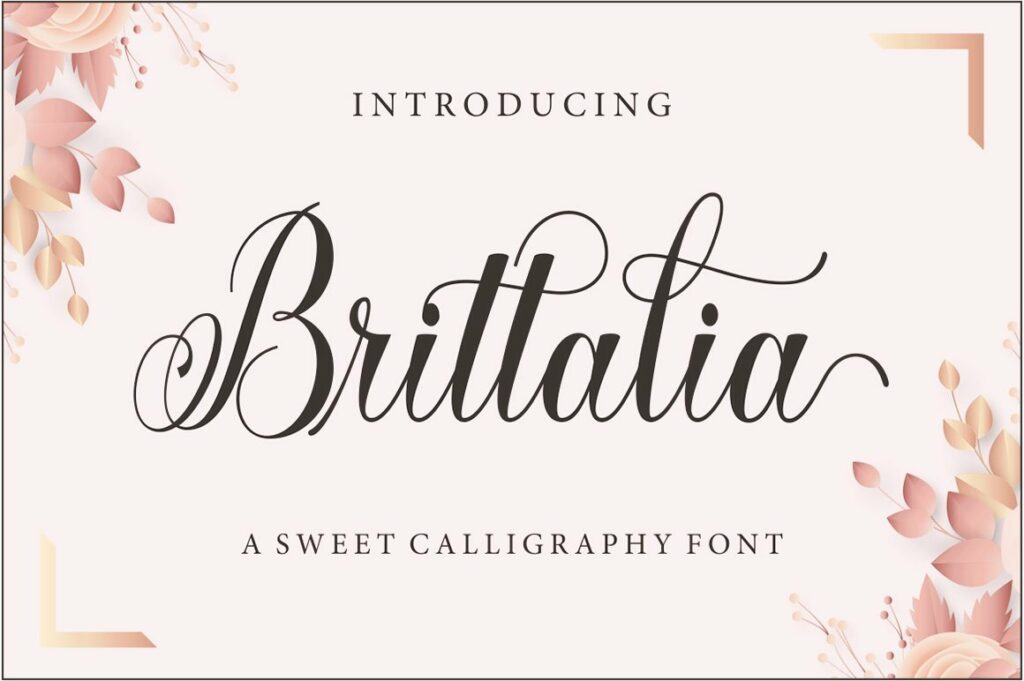 Brittalia Script Poster 3