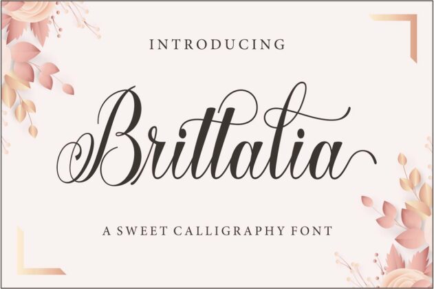 Brittalia Script Poster 3