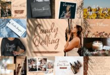 Brush Textured Font Bundle Vol. 3 Poster 1