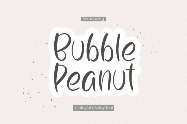 Bubble Peanut Poster 2