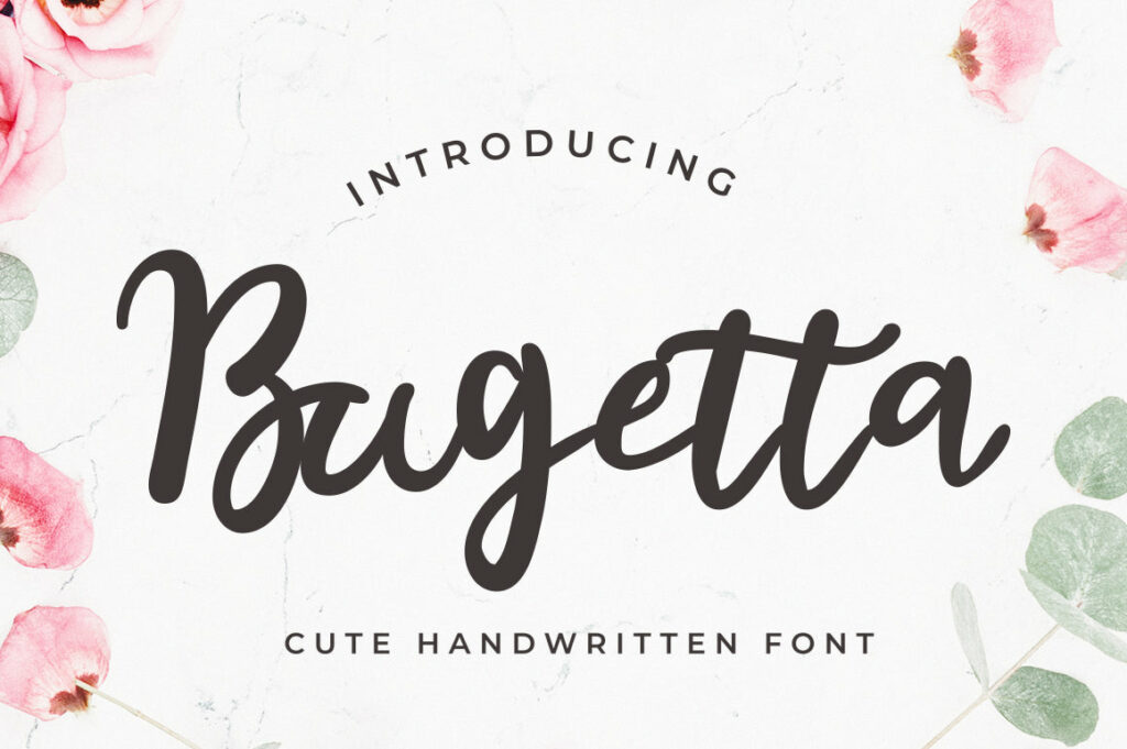 Bugetta - Calligraphy Font Poster 6