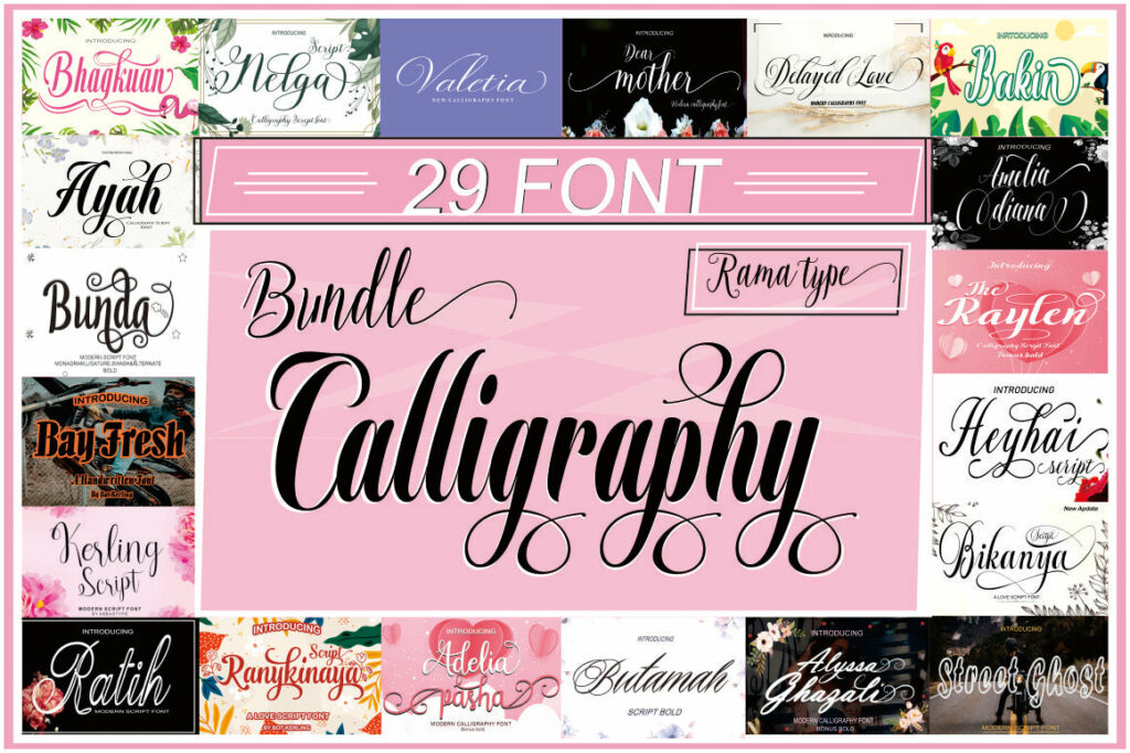Bundle Calligraphy Poster 7