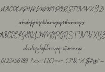 California beach font duo Poster 1