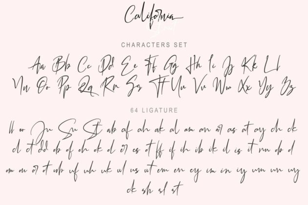 CALIFORNIA STREET (10 STYLES IN 1 TYPEFACE) Poster 12