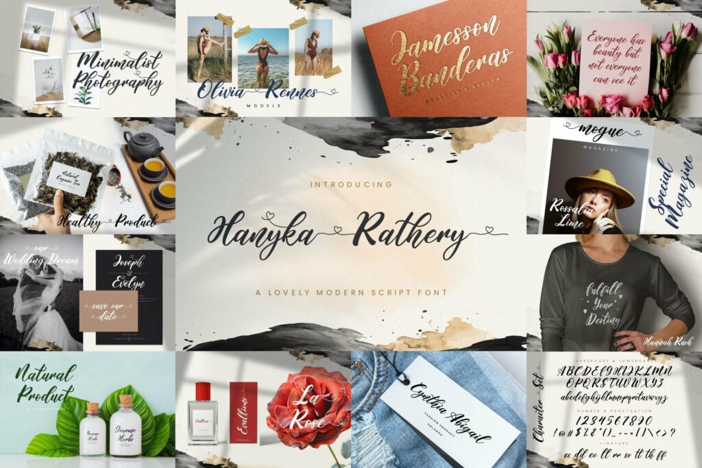 Calligraphy Font Bundle Vol 2 Poster 2