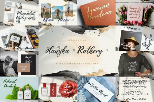 Calligraphy Font Bundle Vol 2 Poster 2