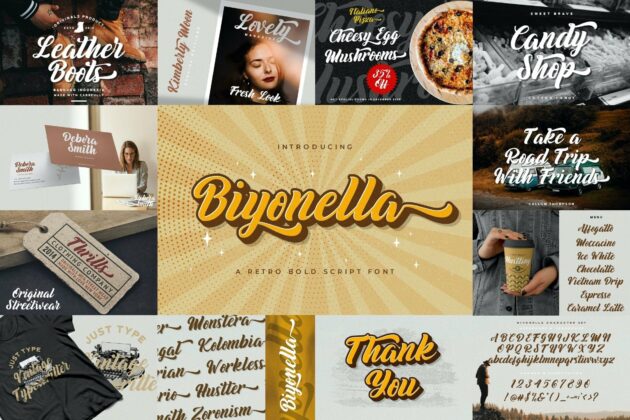 Calligraphy Font Bundle Vol 2 Poster 3