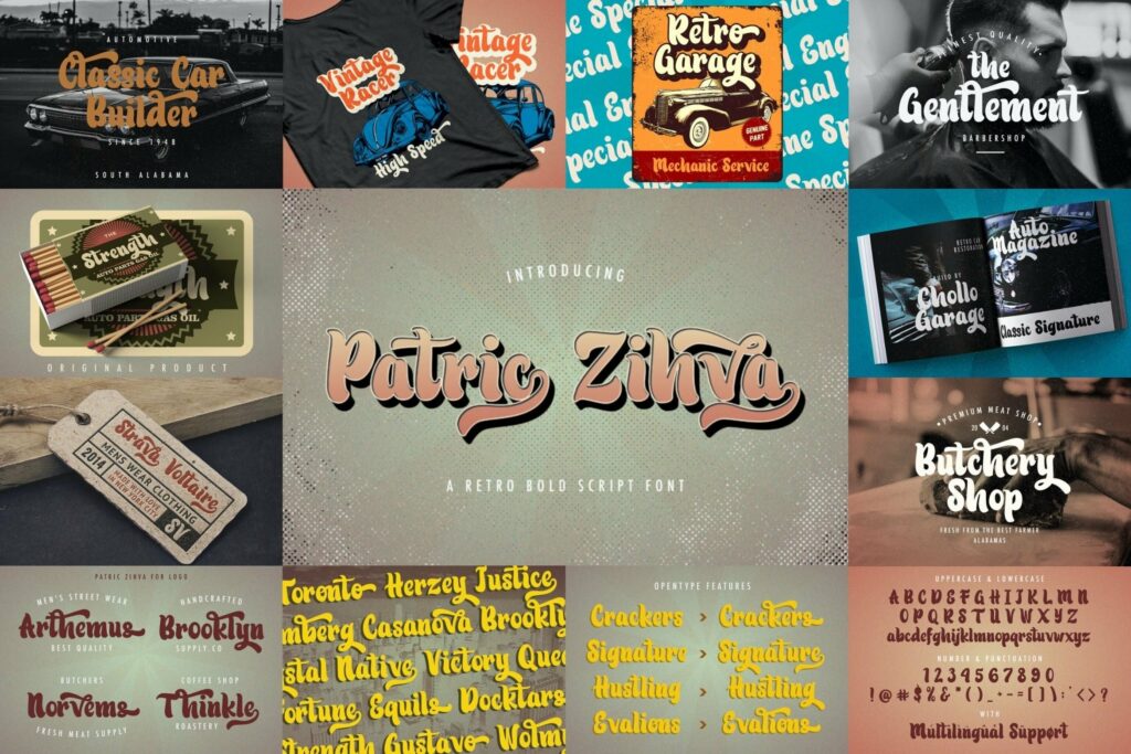 Calligraphy Font Bundle Vol 2 Poster 4
