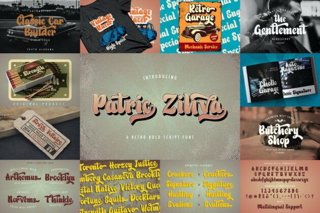 Calligraphy Font Bundle Vol 2 Poster 4