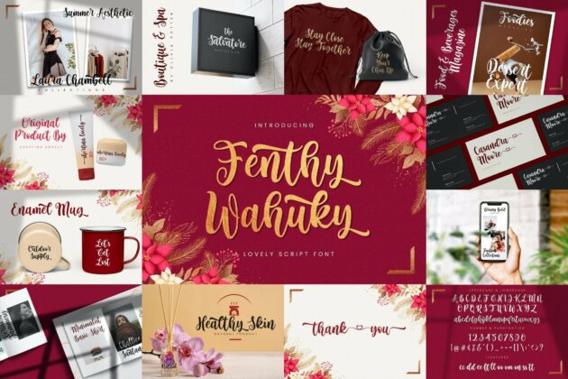 Calligraphy Font Bundle Vol 2 Poster 6