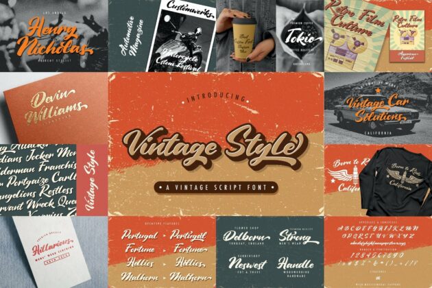 Calligraphy Font Bundle Vol 2 Poster 7