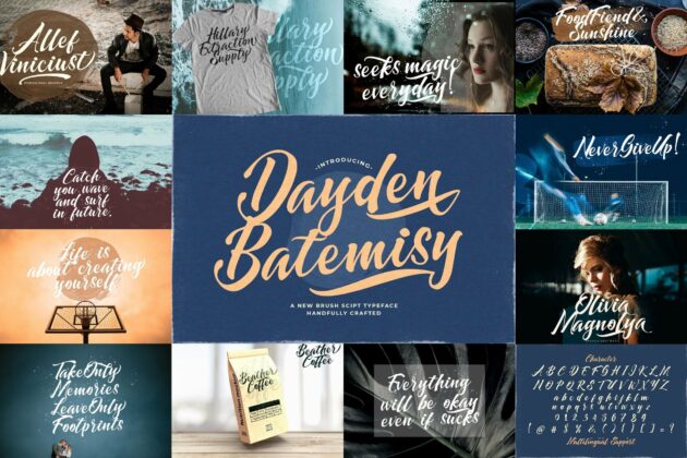 Calligraphy Font Bundle Vol 2 Poster 8