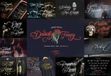 Calligraphy Font Bundle Vol 3 Poster 1