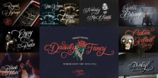 Calligraphy Font Bundle Vol 3 Poster 1